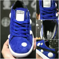 zapatos puma bubble suede dance style blue